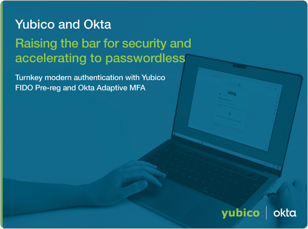 Yubico and Okta ebook cover